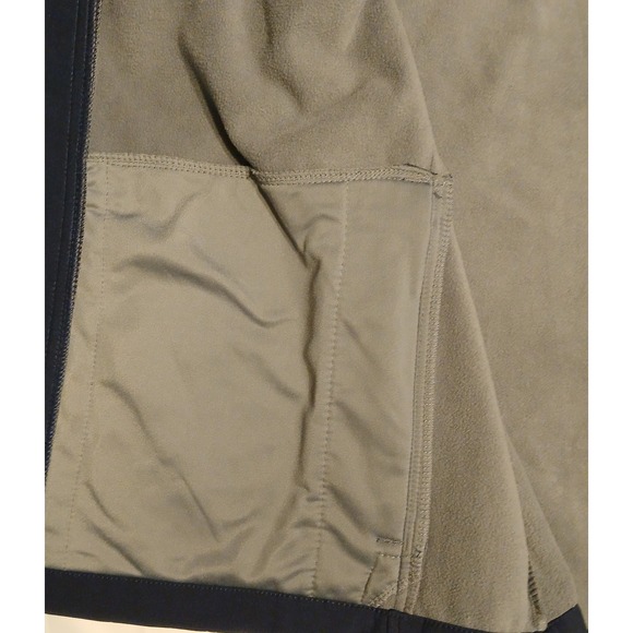 Auburn University Jacket Zip,Fleece Lined,Navy,Orange Trim, Men,Size L,Pre-owned - Picture 7 of 12